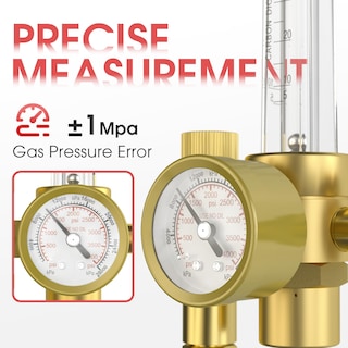 Foto 2 | Regulador De Gas Yeswelder Co2 Argon Con Manguera De 2,4 M Para Soldadora Mig Tig - Venta Internacional.