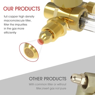 Foto 7 | Regulador De Gas Yeswelder Co2 Argon Con Manguera De 2,4 M Para Soldadora Mig Tig - Venta Internacional.