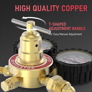 Foto 3 | Regulador De Nitrógeno Yeswelder 0-800 Psi Con Manguera De Entrada Cga580 - Venta Internacional.