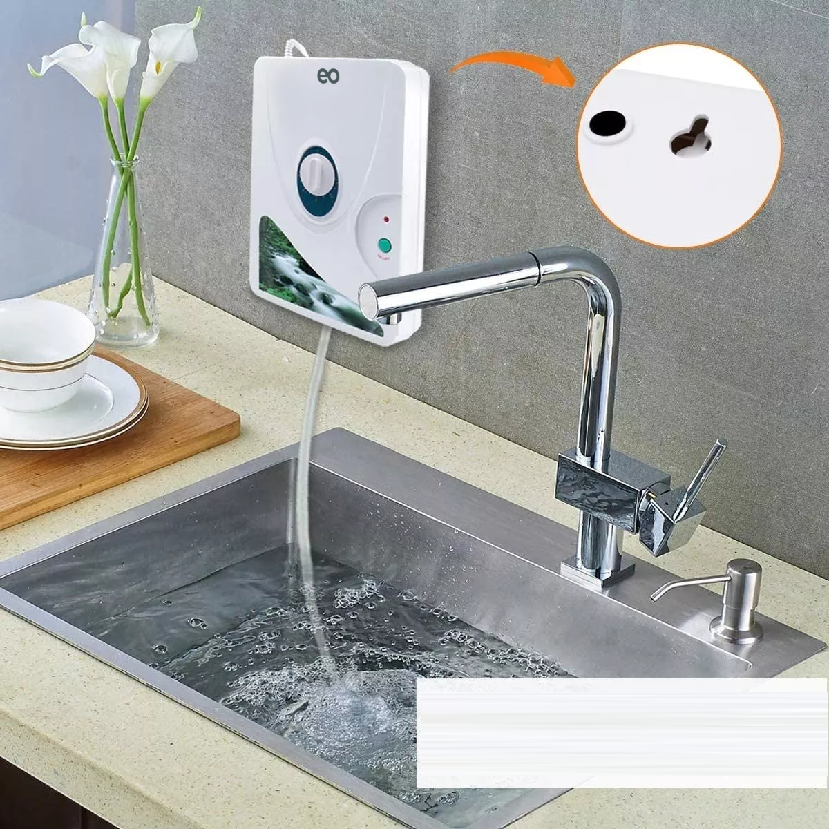 Foto 4 pulgar | Language Generador Ozono Purificador Esteriliza Ozonizador Agua/aire Eo Safe Imports Esi-11692-1 Blanco