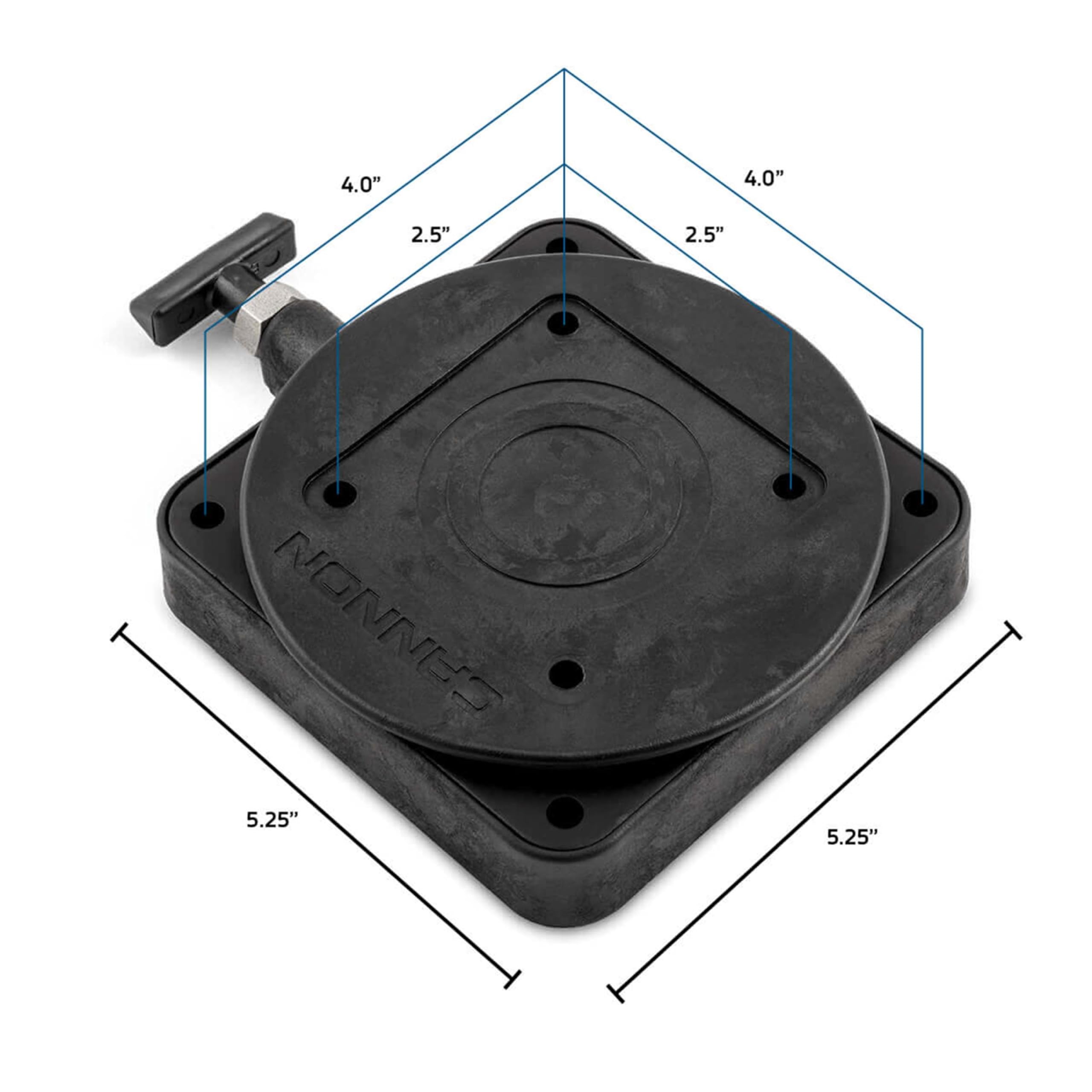 Foto 5 pulgar | Base De Montaje Giratoria Downrigger Cannon 2207003 Negra - Venta Internacional.