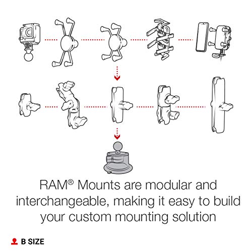 Foto 6 pulgar | Base Con Ventosa Ram Mounts Twist-lock Composite - Venta Internacional.