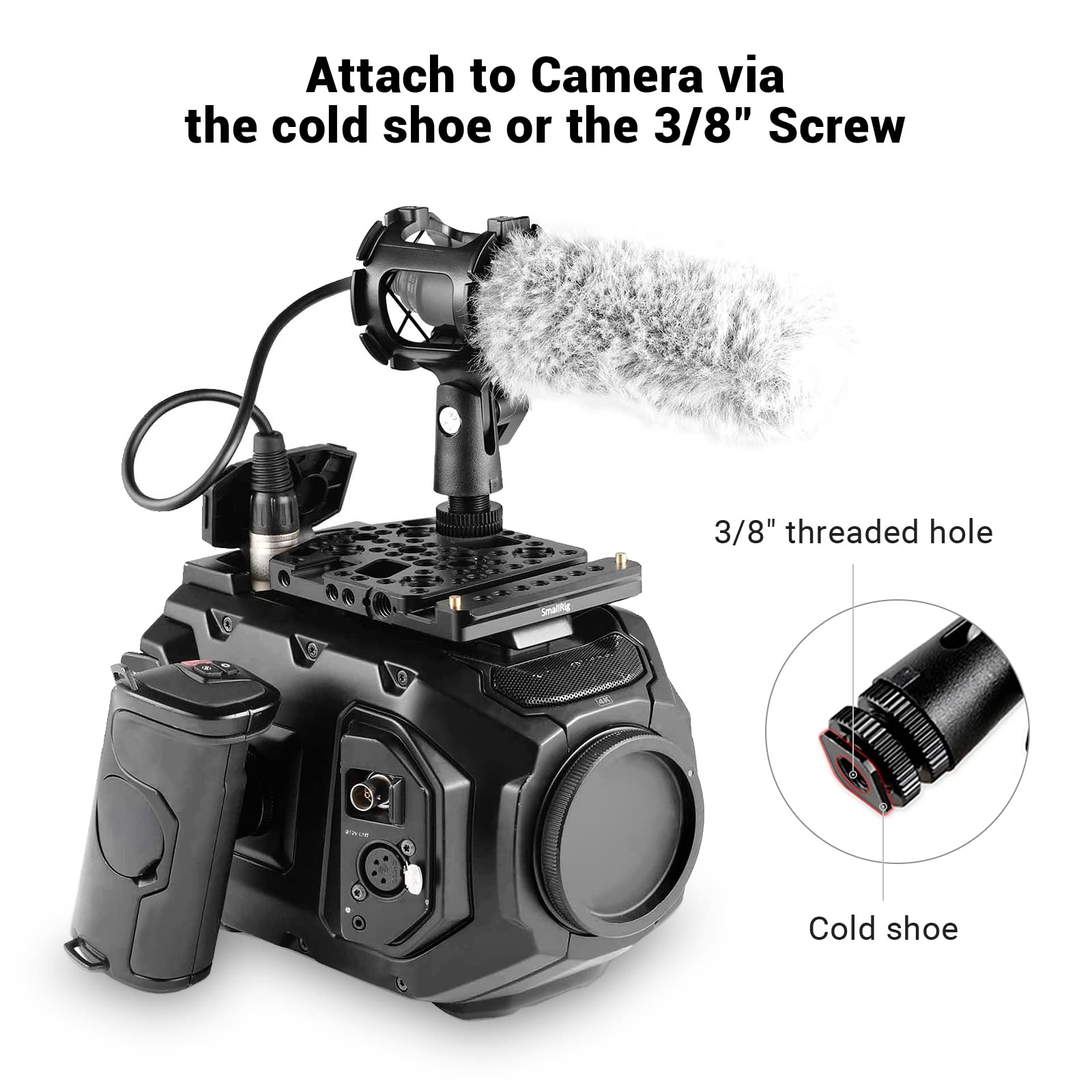 Foto 5 pulgar | Micrófono Shock Mount Smallrig 1859 Para Zapatos De Cámara - Venta Internacional.