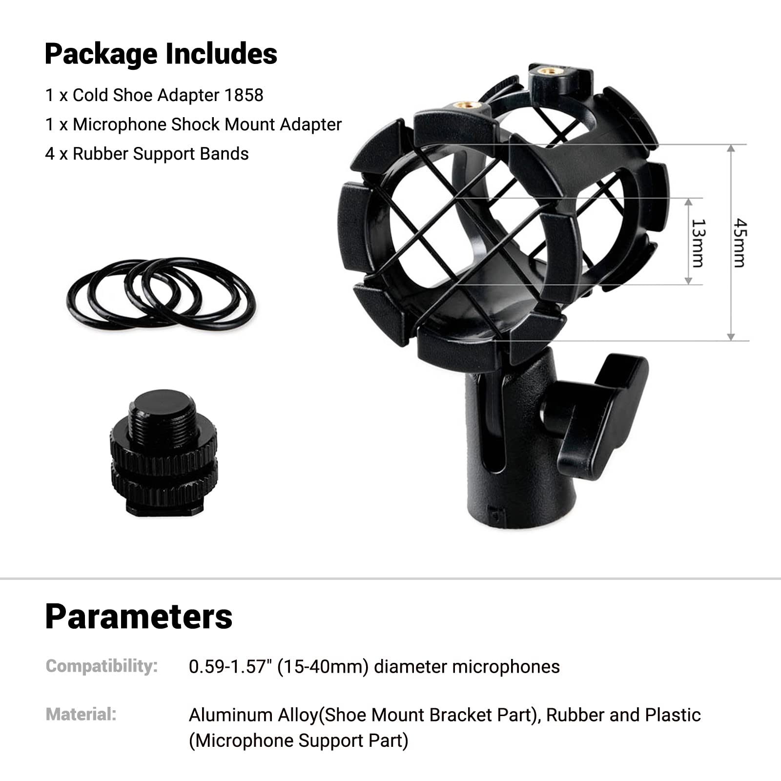 Foto 7 pulgar | Micrófono Shock Mount Smallrig 1859 Para Zapatos De Cámara - Venta Internacional.