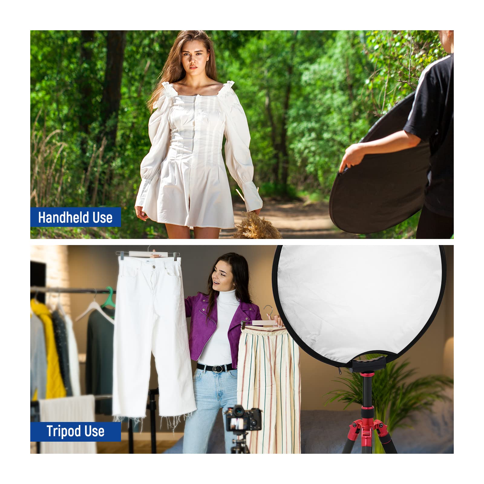 Foto 5 pulgar | Reflector Neewer Rf-56ii 22/56 Cm Con Mango 5 En 1 - Venta Internacional.