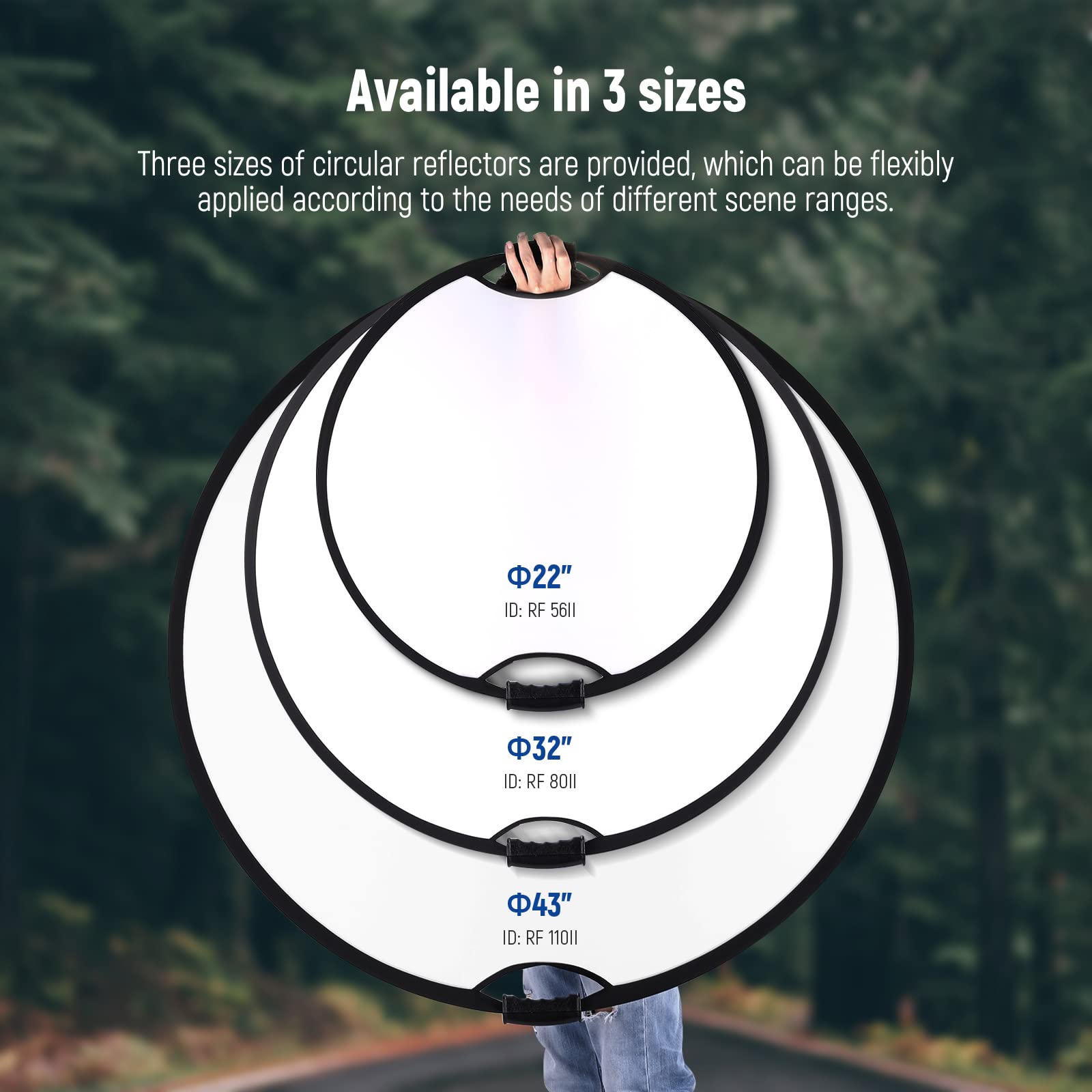 Foto 7 pulgar | Reflector Neewer Rf-56ii 22/56 Cm Con Mango 5 En 1 - Venta Internacional.