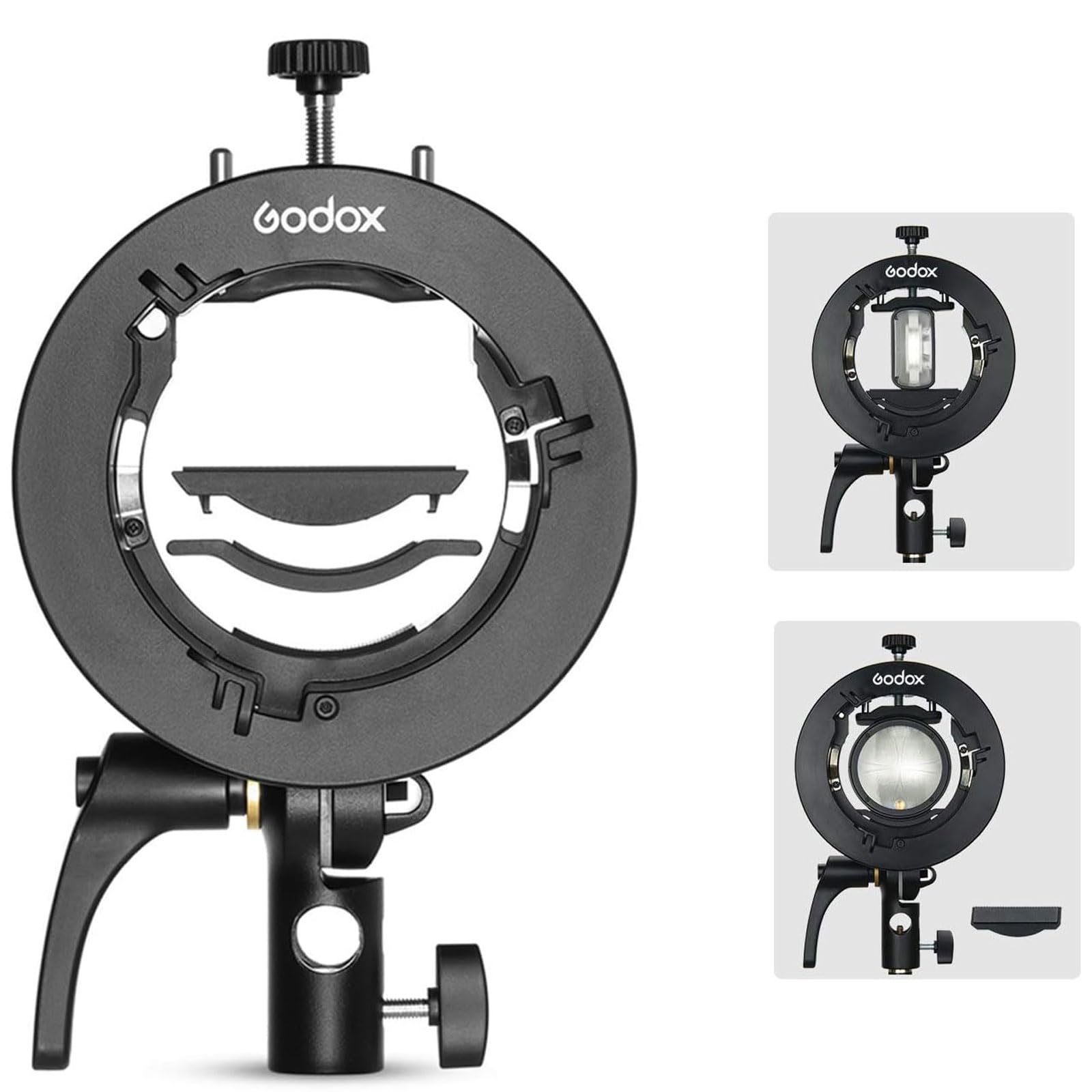 Foto 2 pulgar | Soporte Speedlite Godox S2 Para Soporte Bowens Con Luz Usb - Venta Internacional.