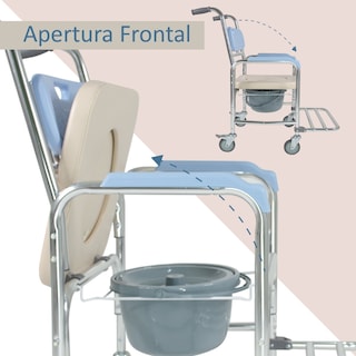 Foto 2 | Silla de Baño Nanofort Gris 3 en 1