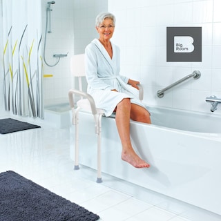 Foto 4 | Silla De Baño Ducha Discapacitados Ajustable Respaldo Adulto