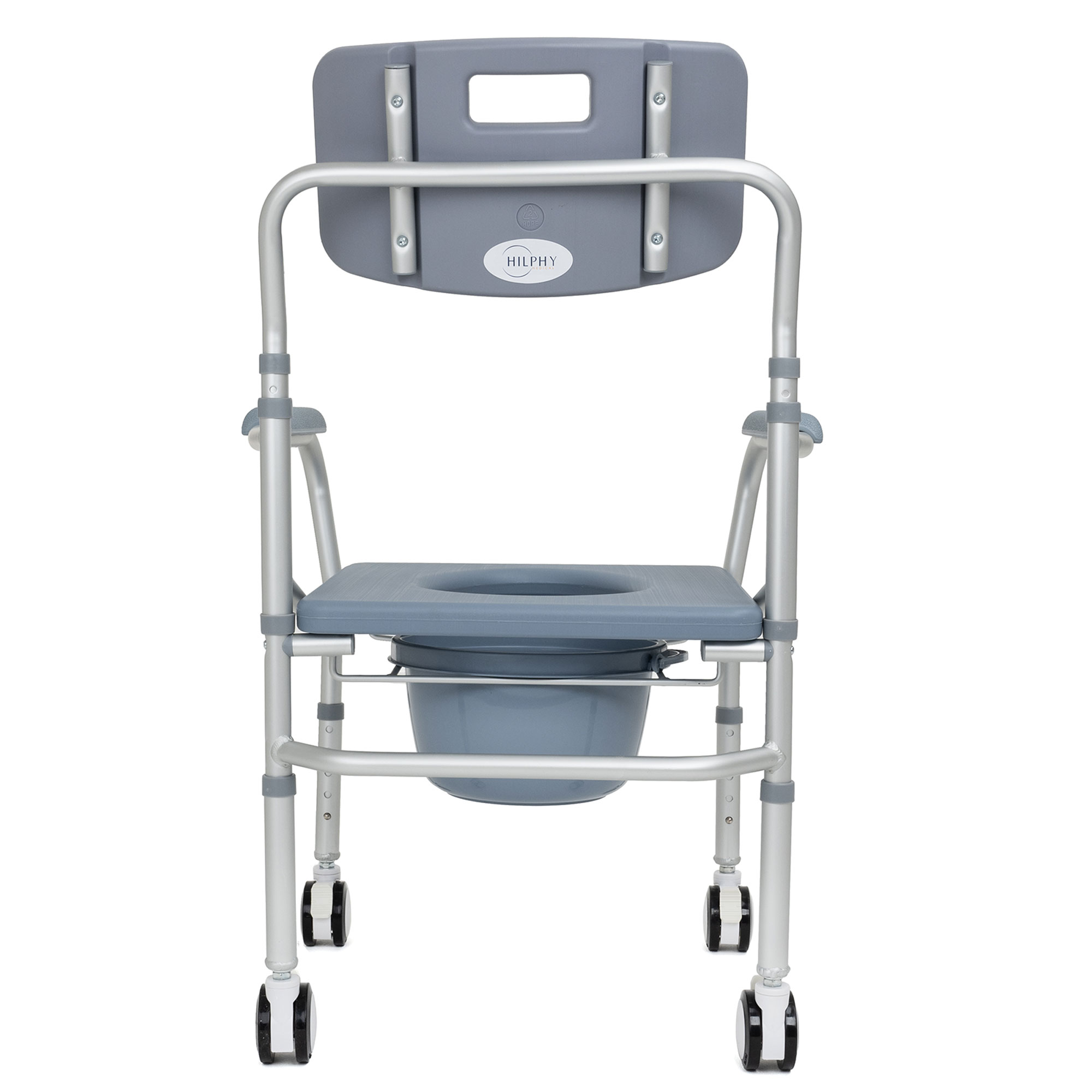 Foto 4 pulgar | Silla para Ducha 3 en 1  Hilphy Medical Gris de Aluminio