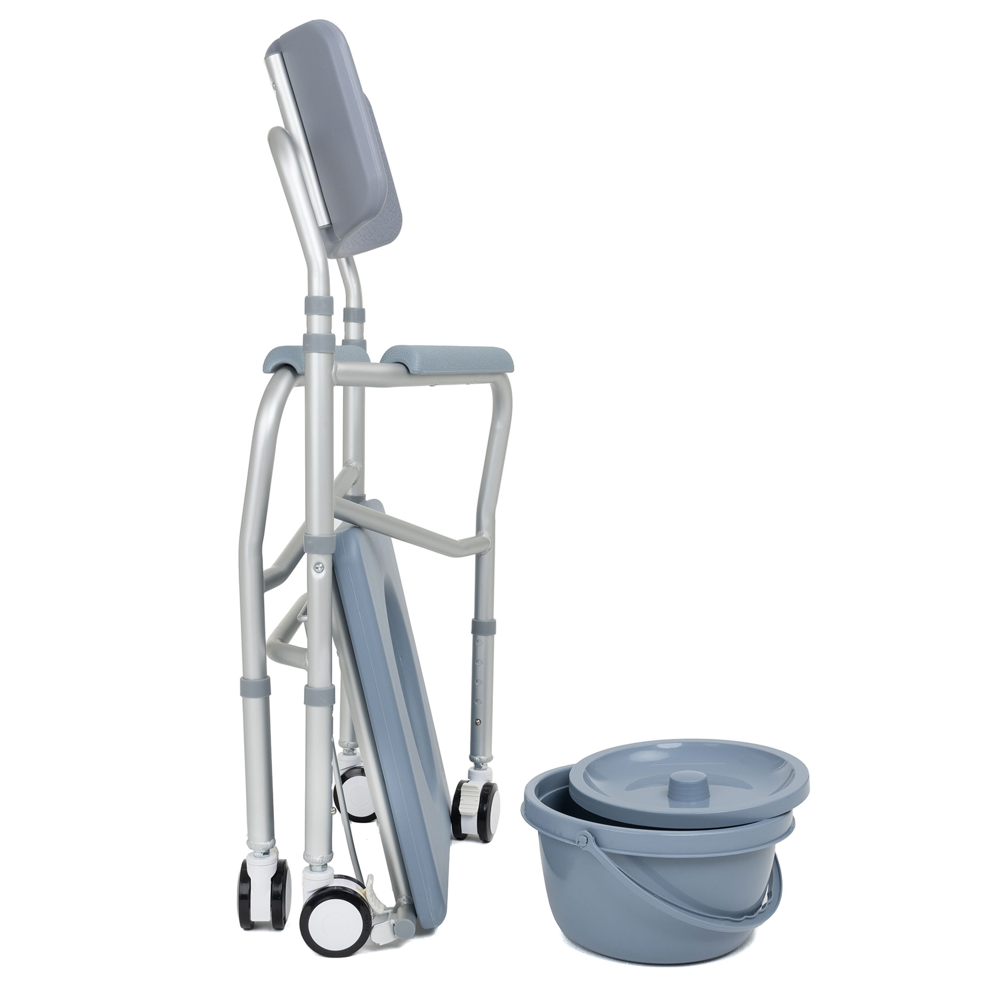 Foto 7 | Silla para Ducha 3 en 1  Hilphy Medical Gris de Aluminio
