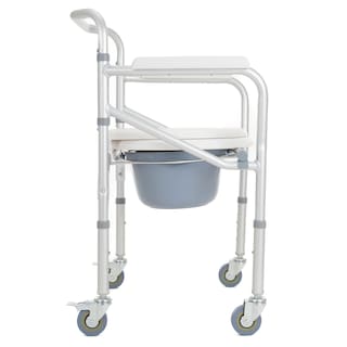 Foto 2 | Silla para Ducha Hilphy Medical Blanca 3 en 1 de Aluminio