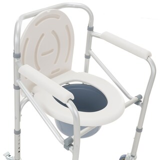 Foto 4 | Silla para Ducha Hilphy Medical Blanca 3 en 1 de Aluminio