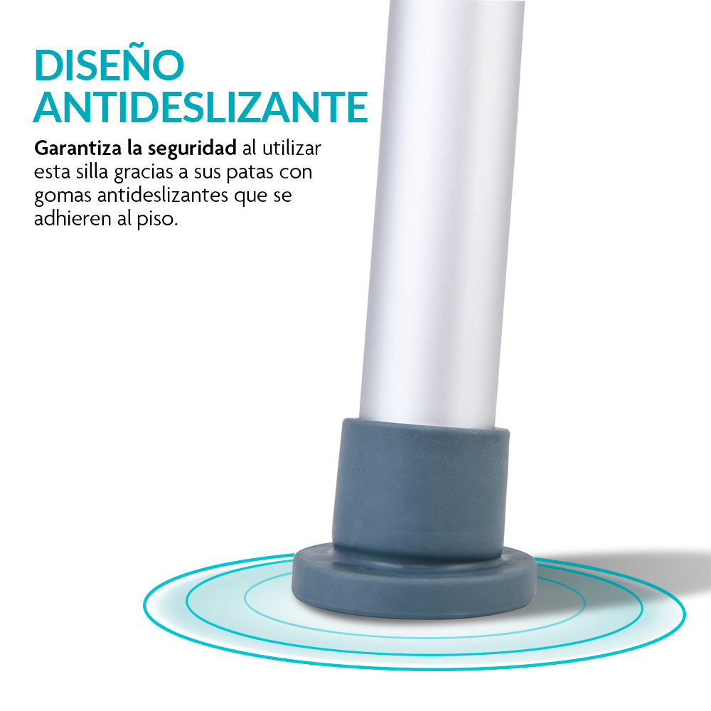 Foto 7 pulgar | Silla Para Ducha Antideslizante Para Adultos Mayores Hasta 150 Kg, Neurolux, Color Blanco, 83912