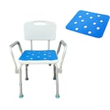 Silla Para Baño Adulto Mayor Con Almohadilla | Brazos Y Respaldo Desmontables
