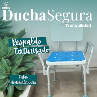 Foto 8 | Silla Para Baño Adulto Mayor Con Almohadilla | Brazos Y Respaldo Desmontables