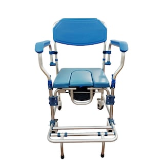 Foto 1 | Silla Aluminio Freno Llanta P/duchas Azul Mobicare