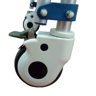 Foto 4 | Silla Aluminio Freno Llanta P/duchas Azul Mobicare