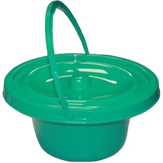 Foto 1 | Recipiente Verde Plástico C/tapa Silla Cómodo Tynor