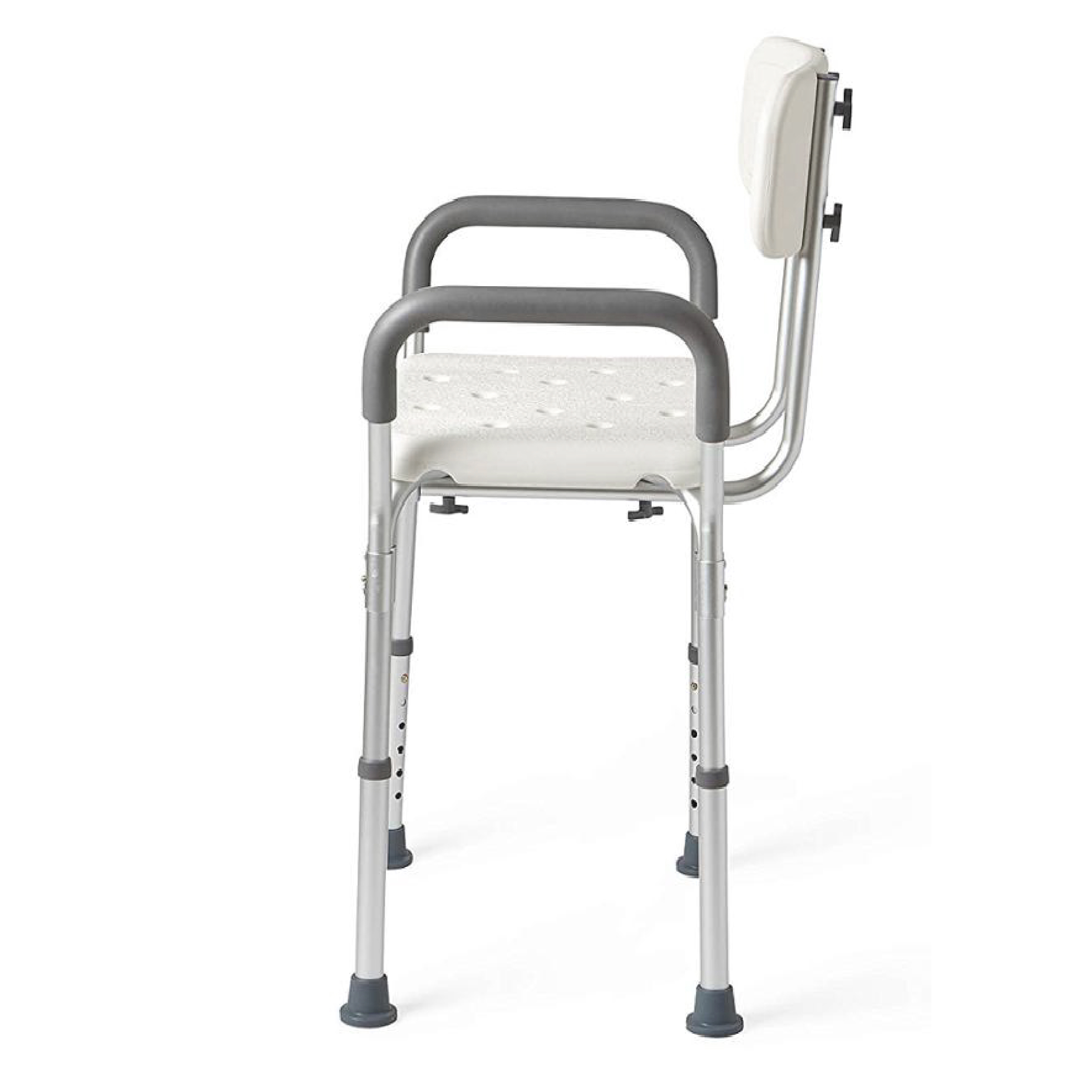 Foto 3 | Silla Banco Para Ducha/baño/tina Ajustable Con Brazos Desmontables Y Respaldo Soporta Hasta 130 Kgs De Peso Pa