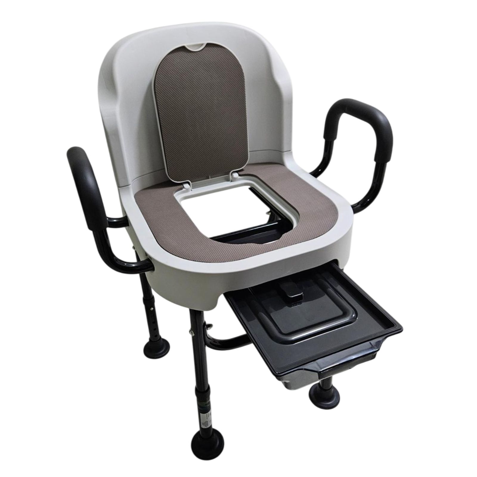 Silla De Baño Ducha Con Comodo Cuadrado Con Tapa