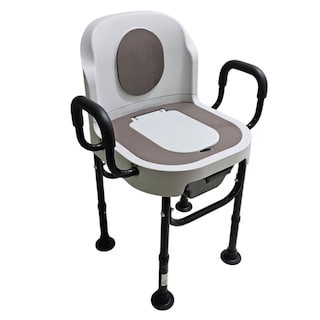 Foto 5 | Silla De Baño Ducha Con Comodo Cuadrado Con Tapa