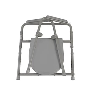 Foto 2 | Silla Comodo 3 En 1 Soporte 158 Kg Inodoro Portátil Y Plegable Con Cubeta Drive M. Gris
