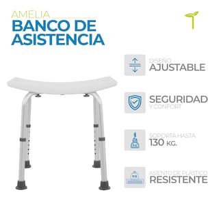 Foto 2 | Silla Para Baño Banco Ducha Discapacitados Adulto Mayor Onof