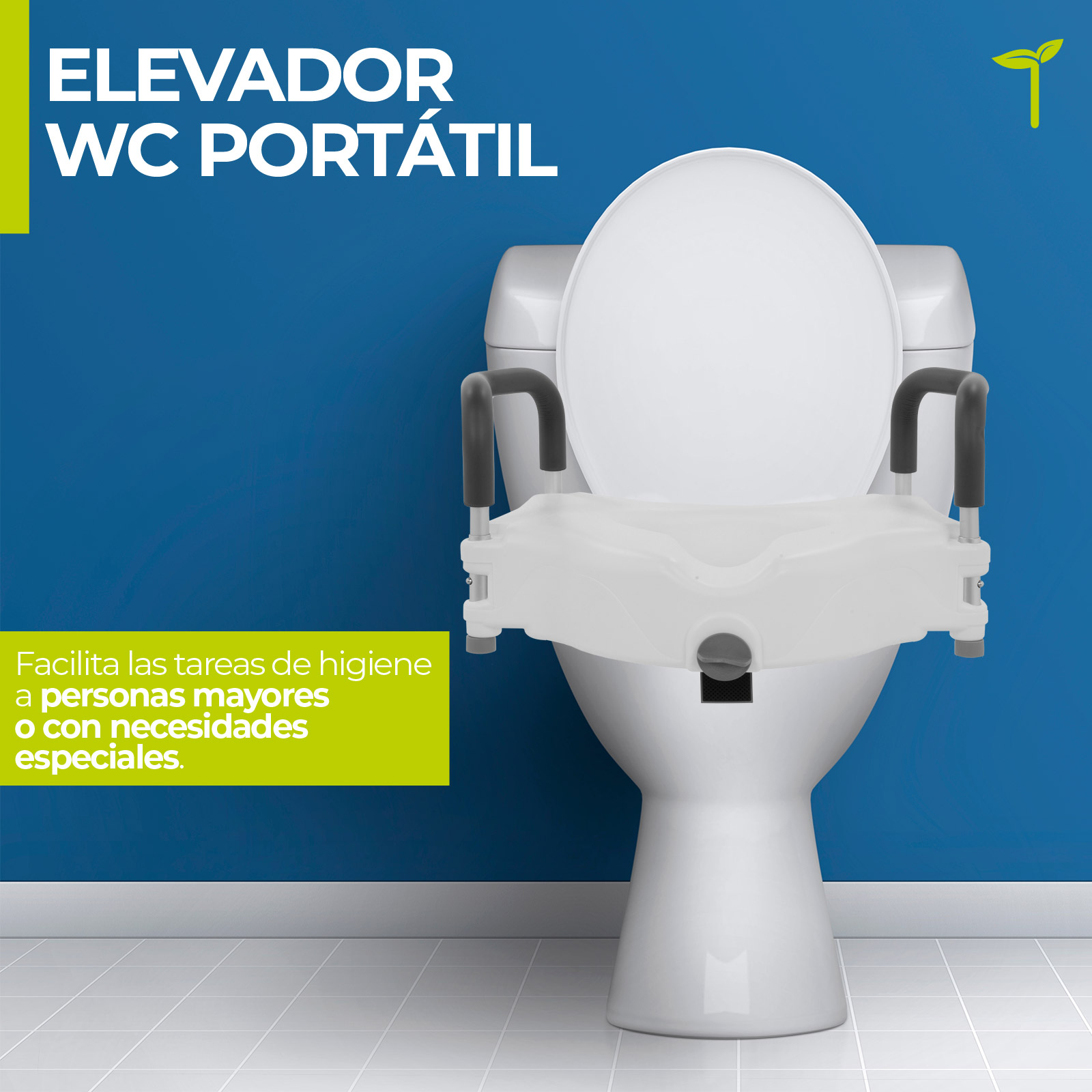 Foto 4 pulgar | Elevador Para Inodoro Con Pasamanos Desmontables, Diseño Ergonómico Y Seguro, Color Gris, Soporta 130 Kg