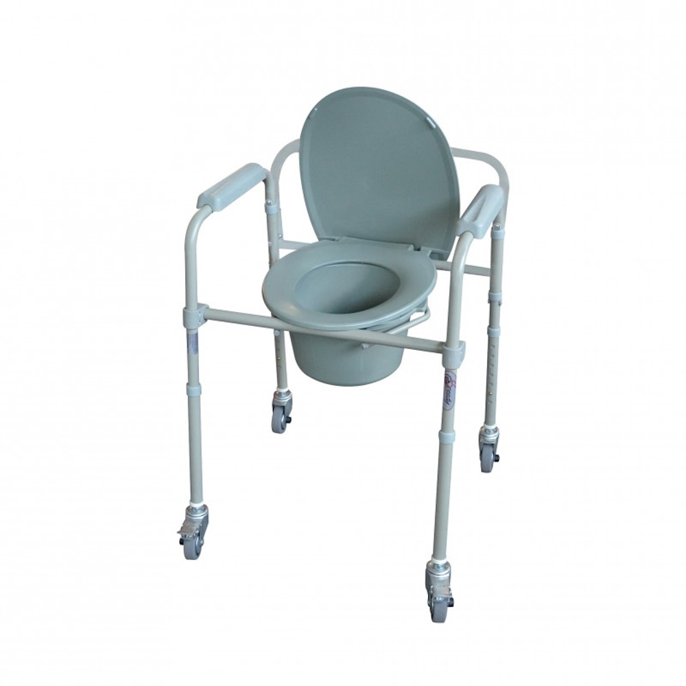 Silla Cómodo Plegable Altura Ajustable C/ruedas Speedy