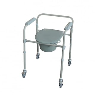 Foto 2 | Silla Cómodo Plegable Altura Ajustable C/ruedas Speedy