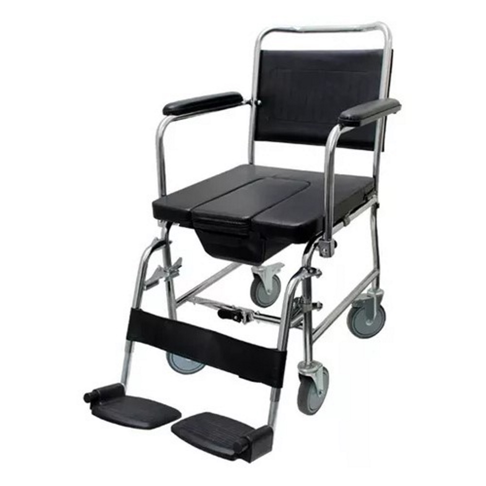 Foto 2 pulgar | Silla de Baño Speedy Plegable con Reposapiés y Ruedas