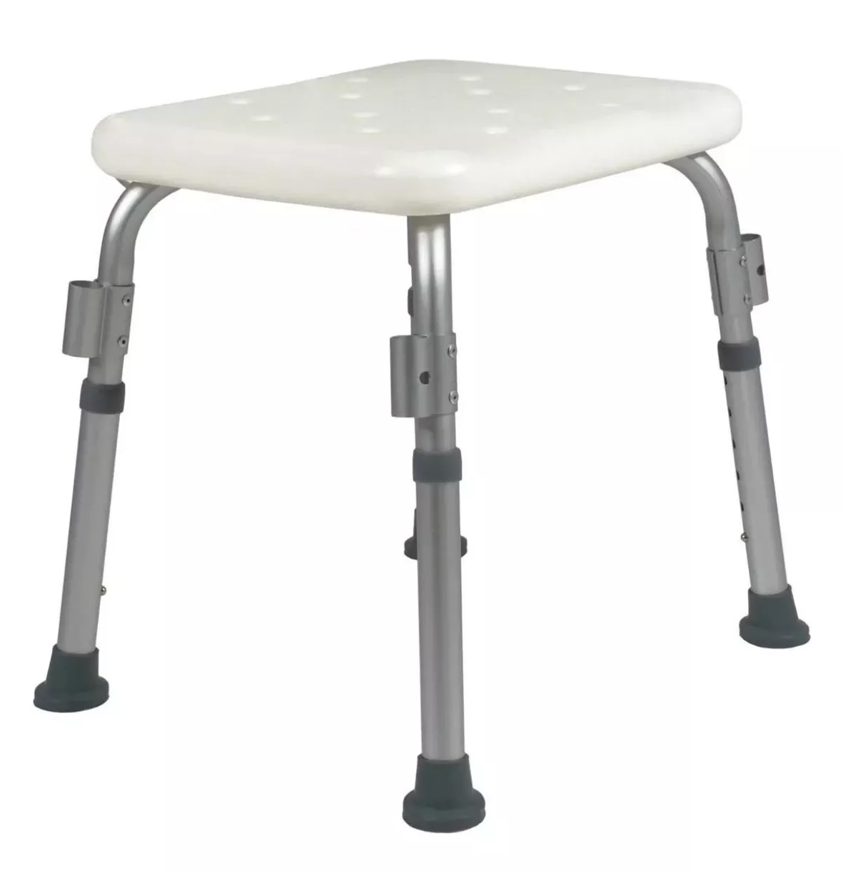 Foto 3 | Silla De Ducha Ortopédica Para Baño Con Respaldo Ajustable Blanco/negro