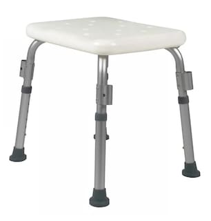 Foto 5 | Silla De Ducha Ortopédica Para Baño Con Respaldo Ajustable Blanco/negro