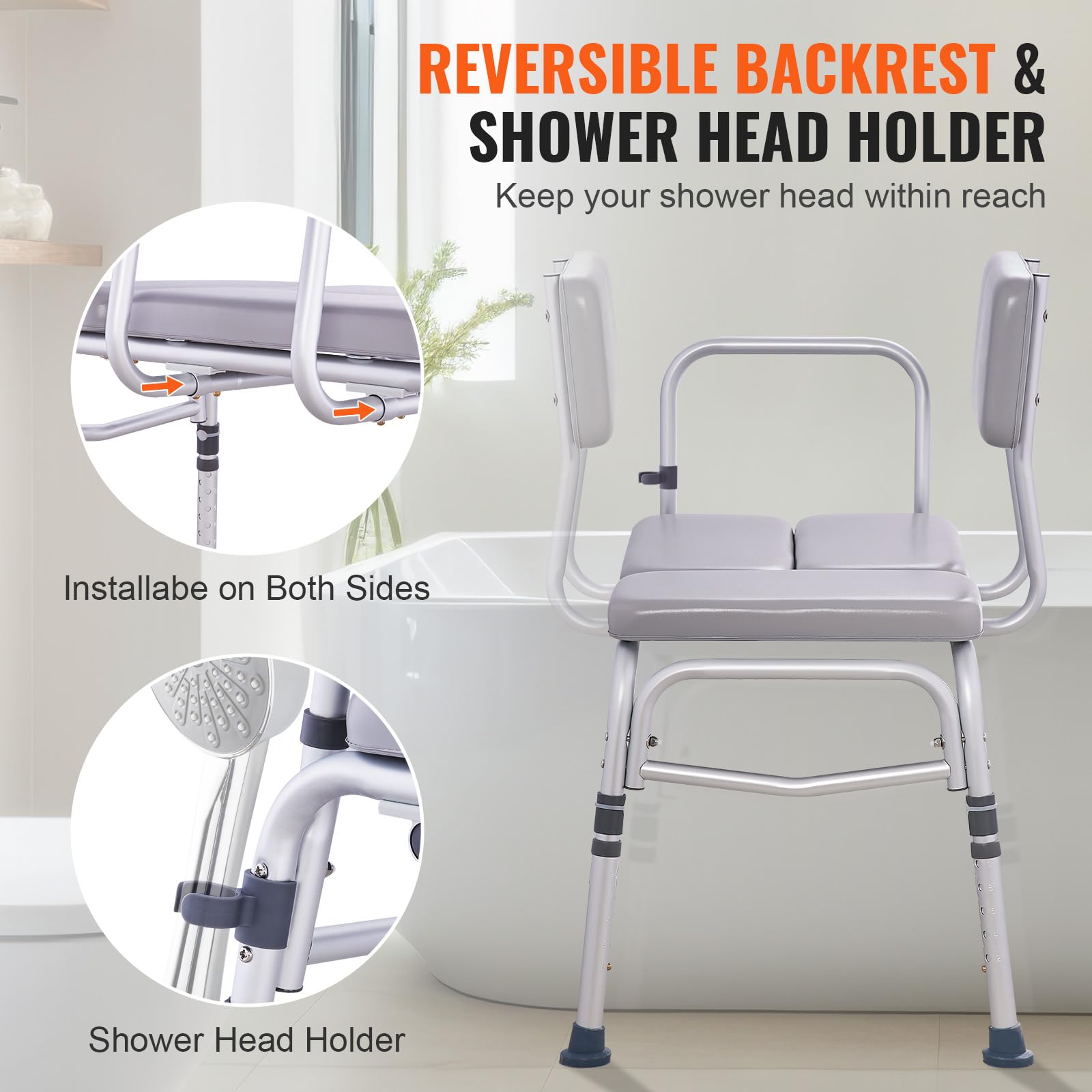 Foto 7 pulgar | Banco De Transferencia Vevor Para Bañera De 227 Kg Con Asiento Acolchado - Venta Internacional.