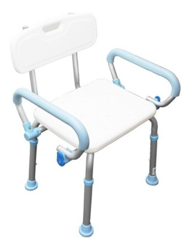 Foto 2 pulgar | Silla Ducha Plegable Descansa Brazos Abatibles Medimetrics