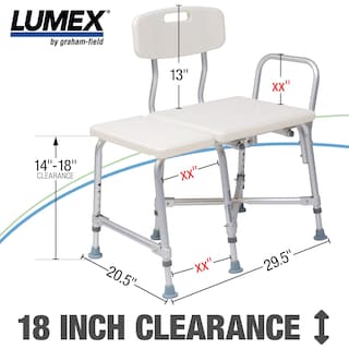 Foto 6 | Silla Bariátrica Transfer Bench Lumex Para Bañera, Bañera Y Ducha - Venta Internacional.