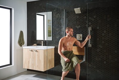 Foto 6 | Asiento De Ducha Plegable Moen Home Care En Madera De Teca Dn7110 - Venta Internacional.