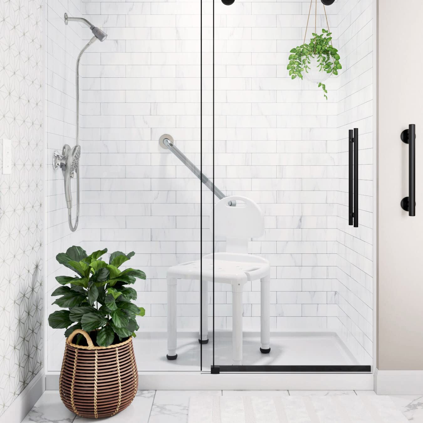Foto 6 pulgar | Asiento De Baño Y Silla De Ducha Carex Para Personas Mayores De Hasta 400 Libras - Venta Internacional.