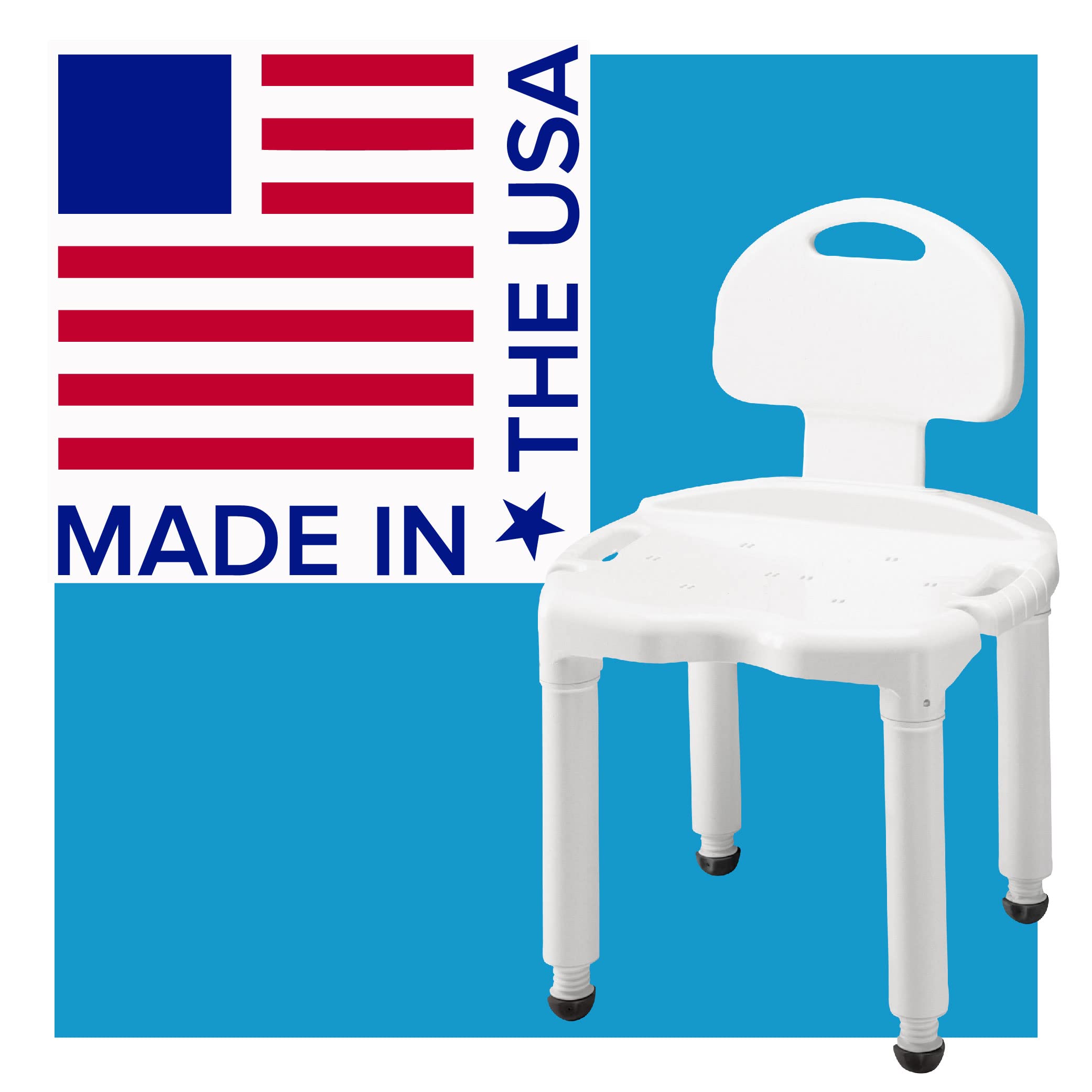 Foto 7 pulgar | Asiento De Baño Y Silla De Ducha Carex Para Personas Mayores De Hasta 400 Libras - Venta Internacional.