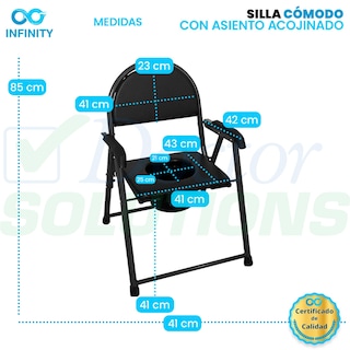 Foto 3 | Silla Comodo Con Asiento Acojinado