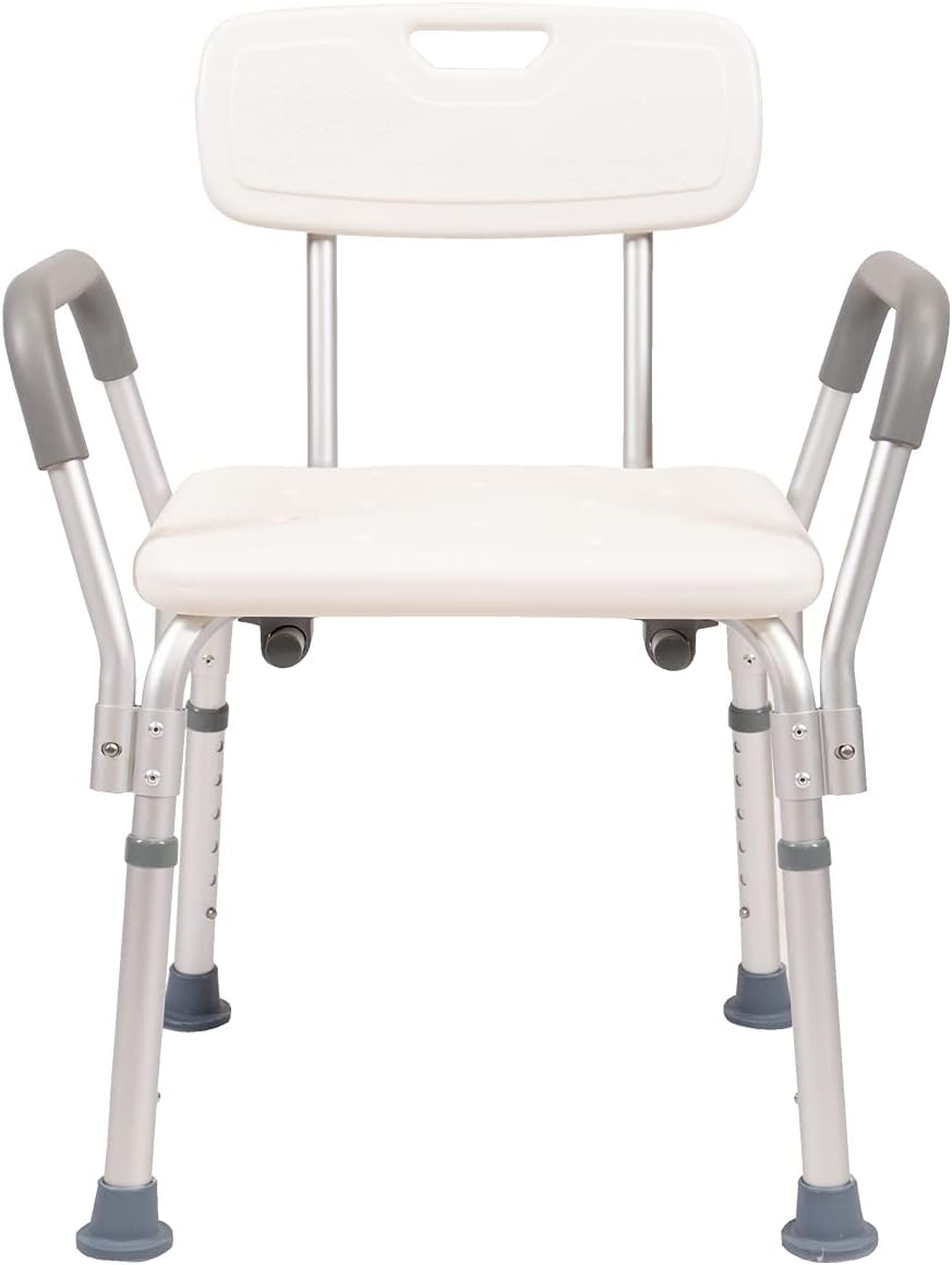 Foto 4 pulgar | Silla Para Ducha Y Tina Con Brazos Y Respaldo (soporta Hasta 100 Kg De Peso)