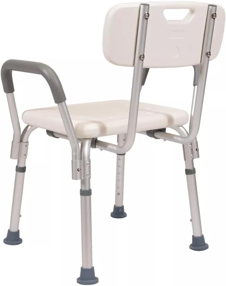 Foto 5 pulgar | Silla Para Ducha Y Tina Con Brazos Y Respaldo (soporta Hasta 100 Kg De Peso)