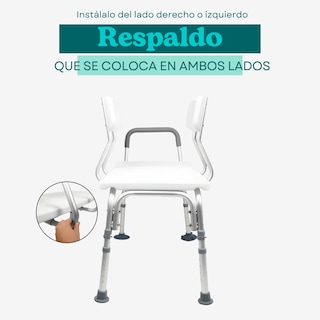 Foto 5 | Silla de Transferencia con Extensión Super Confort Blanca