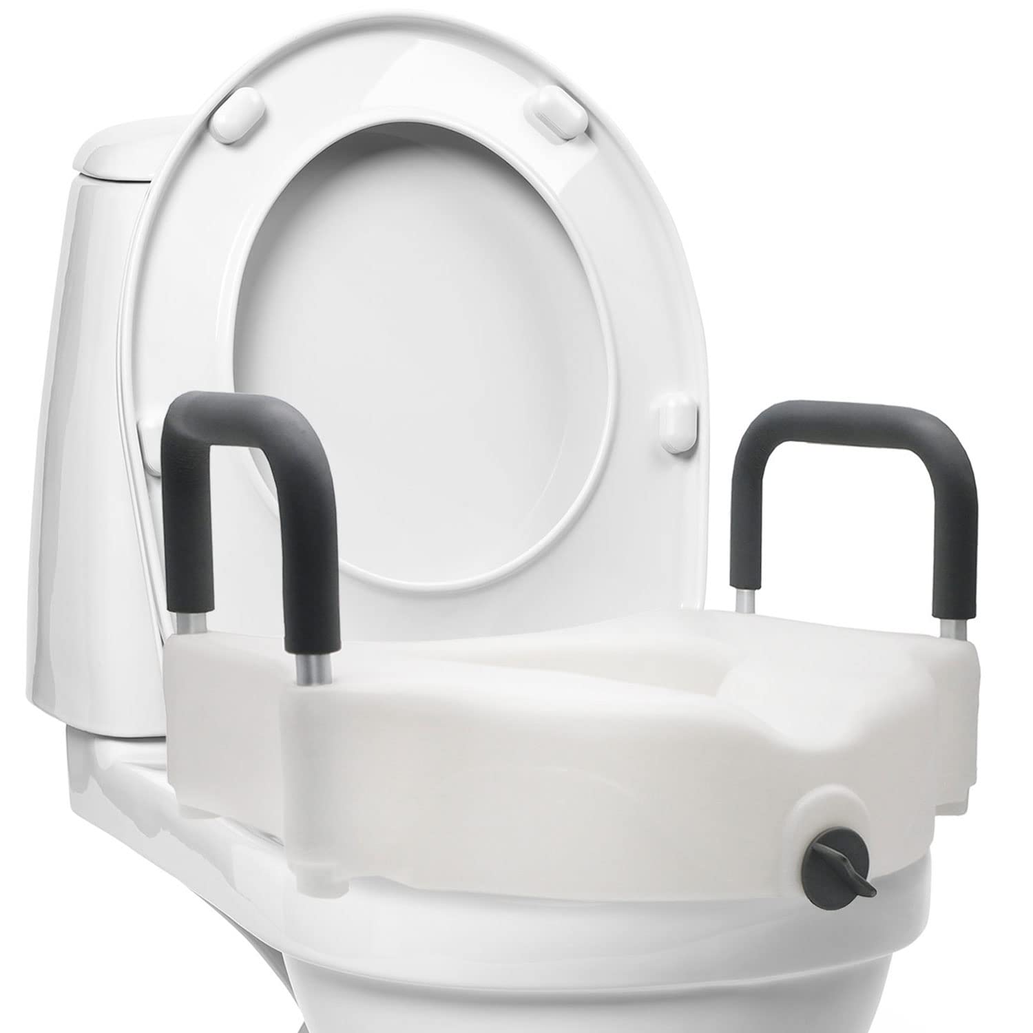 Foto 2 pulgar | Elevador De Asiento De Inodoro Dmi Hi-riser Con Cierre Con Reposabrazos De 5 Pulgadas, Blanco - Venta Internacional.