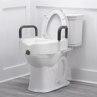 Foto 6 | Elevador De Asiento De Inodoro Dmi Hi-riser Con Cierre Con Reposabrazos De 5 Pulgadas, Blanco - Venta Internacional.
