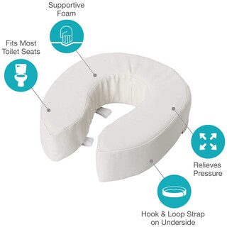 Foto 2 | Cojín Para Asiento De Inodoro Briggs Healthcare, Vinilo, Espuma, 10 Cm - Venta Internacional.