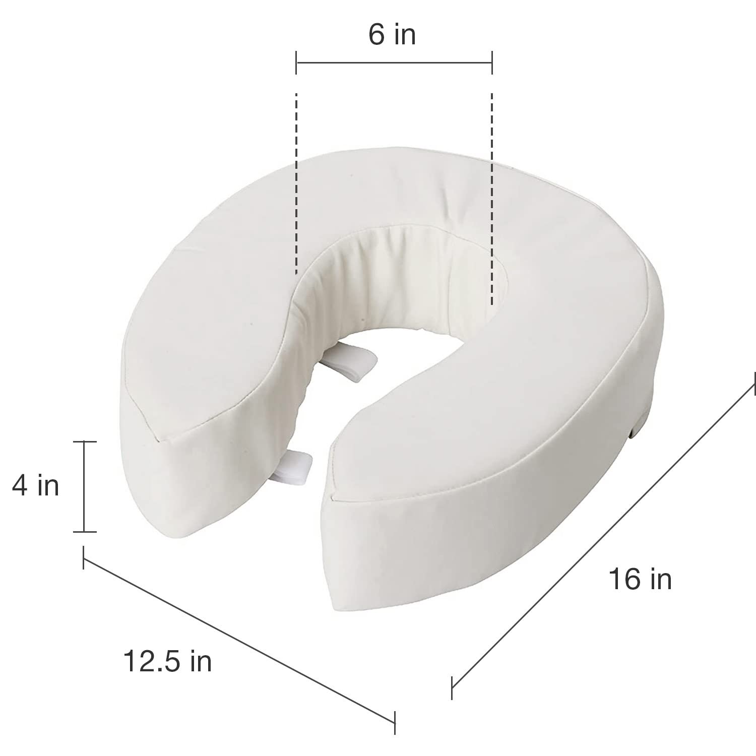 Foto 3 | Cojín Para Asiento De Inodoro Briggs Healthcare, Vinilo, Espuma, 10 Cm - Venta Internacional.