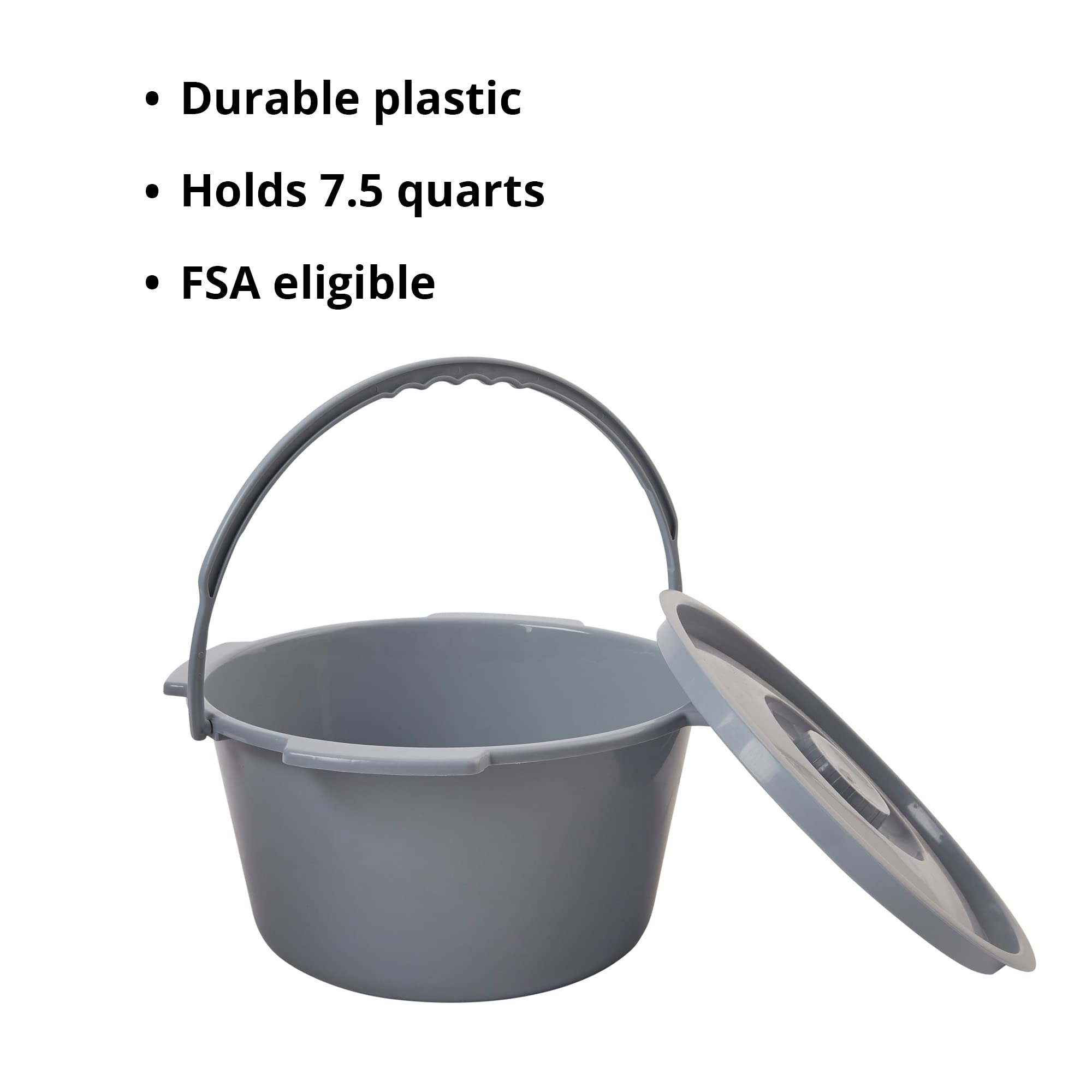 Foto 4 pulgar | Cubo De Repuesto Para Cómoda Mckesson, 7,5 L, Con Asa Y Tapa, 12 Unidades - Venta Internacional.