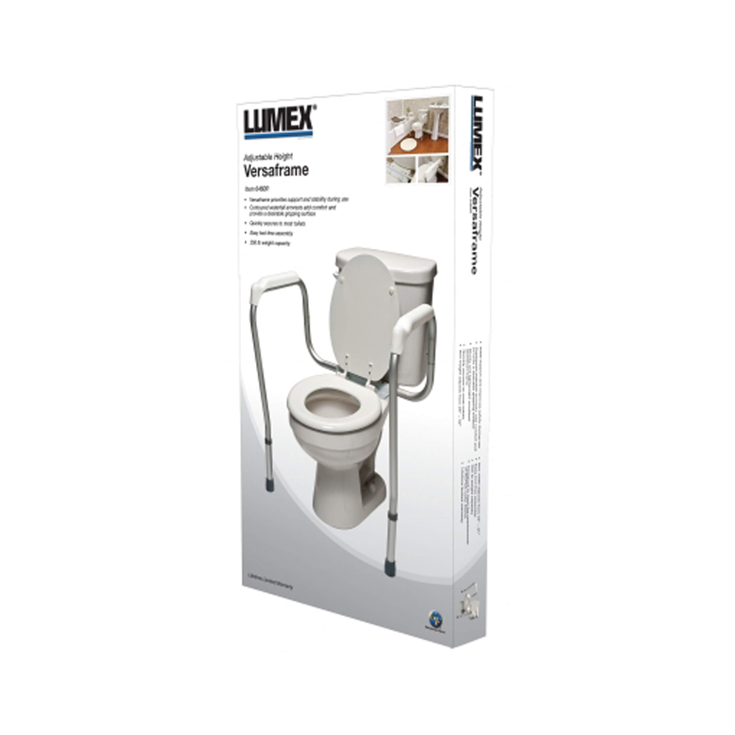Foto 4 pulgar | Barra De Seguridad Para Inodoro Graham-field Lumex Versaframe 250 Kg - Venta Internacional.